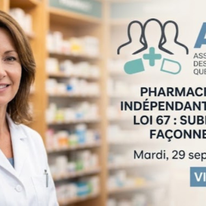 Pharmaciens salariés et indépendants à l’aube de la loi 67 : subir, s’adapter ou façonner sa pratique ?